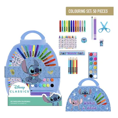 COLOURING STATIONERY SET PIEZAS STITCH