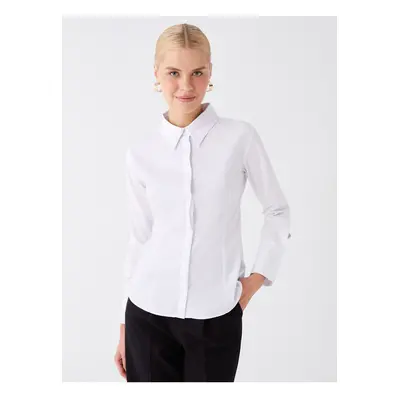 LC Waikiki Plain Long Sleeve Poplin Women's Shirt