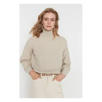 Trendyol Stone Basic Turtleneck Knitwear Sweater