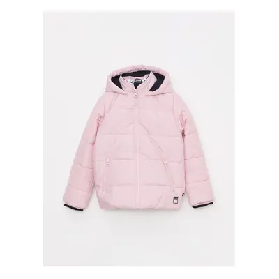 LC Waikiki Basic Girl's Puffer Coat with Hood