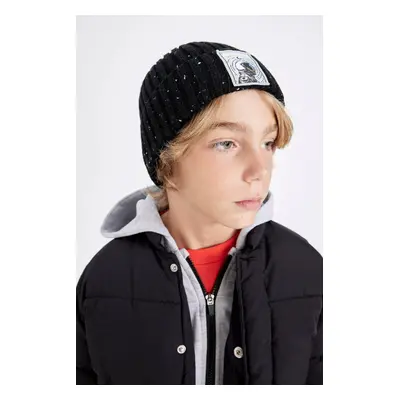 DEFACTO Boy's Ribbed Knitted Beanie C8591A824WN