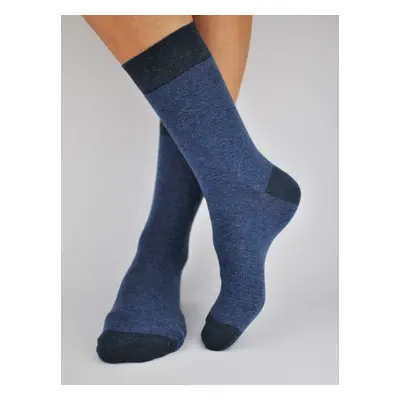 NOVITI Man's Socks SB006-M-06 Navy Blue