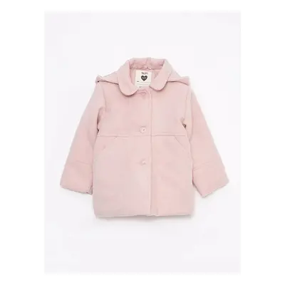 LC Waikiki LCW baby Hooded Long Sleeve Basic Baby Girl Cashmere Coat