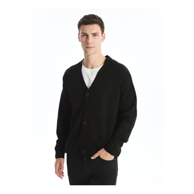 LC Waikiki Relaxed Fit V Neck Men's Knitwear Cardigan