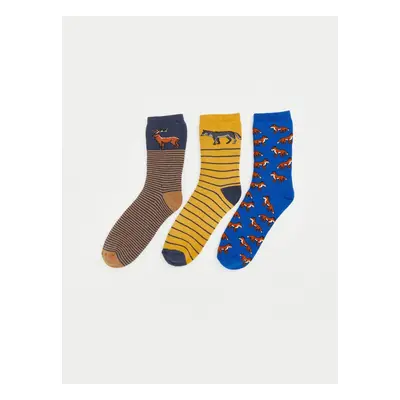 LC Waikiki Lcw Printed Boy Towel Socks 3-Pack