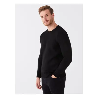 LC Waikiki Crew Neck Long Sleeve Men's Knitwear Sweater