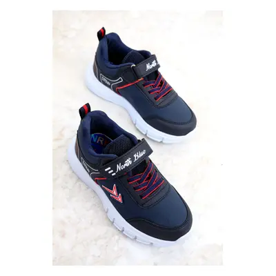 Soho Navy Blue Kids Sneakers