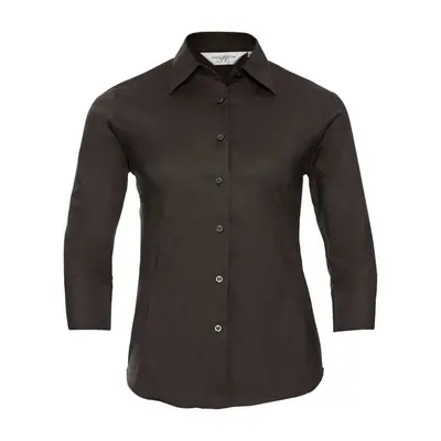 Brown women's classic shirt Russell