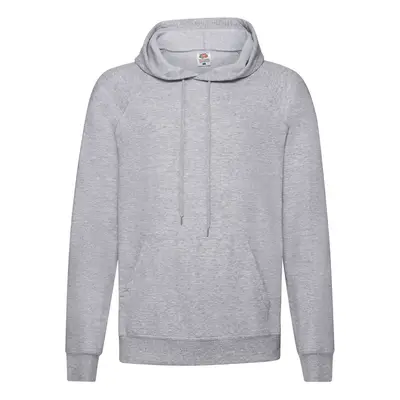 Szara bluza męska z kapturem Lightweight Hooded Sweat Fruit of the Loom