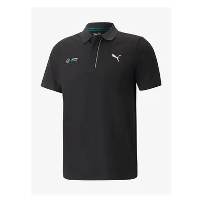 Černé pánské polo tričko Puma MAPF1 - Pánské