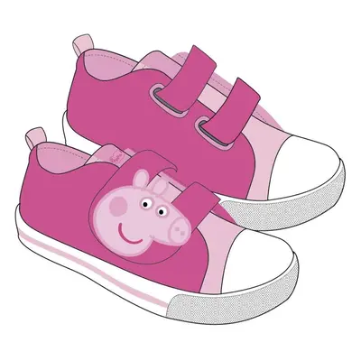 SNEAKERS PVC SOLE COTTON PEPPA PIG