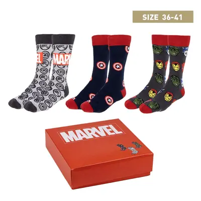 SOCKS PACK PIECES MARVEL