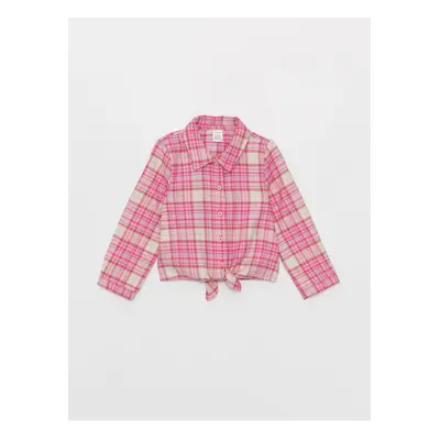 LC Waikiki Long Sleeve Plaid Patterned Baby Girl Shirt