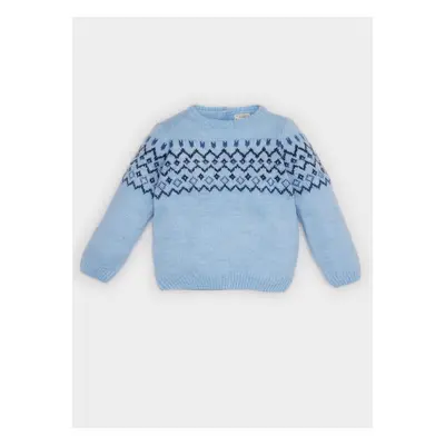 DEFACTO Baby Boy Regular Fit Ethnic Patterned Knitwear Sweater