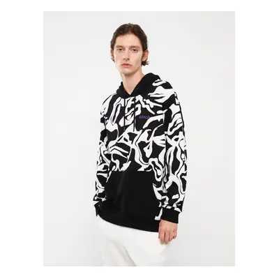 LC Waikiki Long Sleeve Printed Men's Hoodie