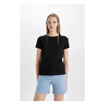 DEFACTO Regular Fit Crew Neck Short Sleeve T-Shirt