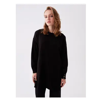 LC Waikiki Crew Neck Plain Long Sleeve Women's Knitwear Tunic