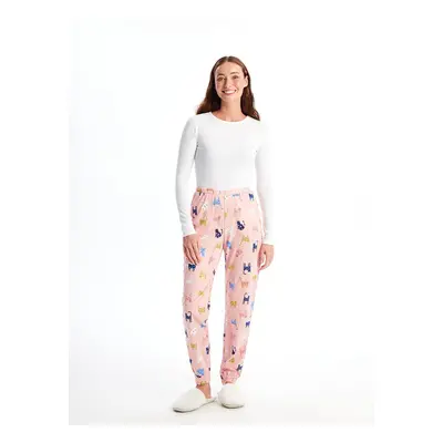 LC Waikiki Lw - Elastic Waist Patterned Women's Pajama Bottoms