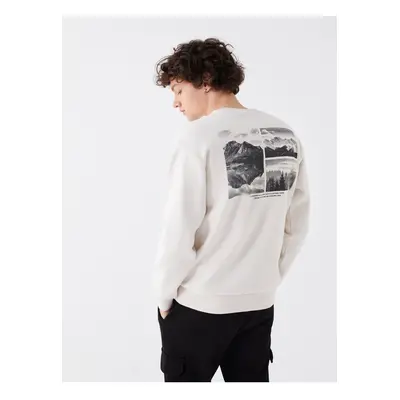 LC Waikiki Crew Neck Long Sleeve Printed Men's Sweatshirt