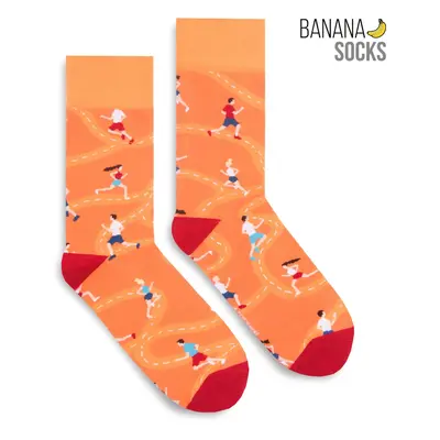 Banana Socks Unisex's Socks Classic Run For Fun