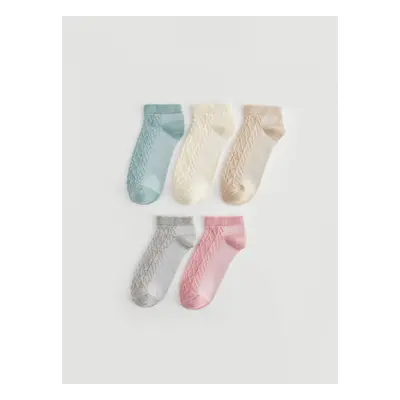 LC Waikiki 5-Pack Women's Patterned Booties Socks