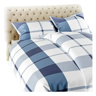 Edoti Checked flannel bedding A774