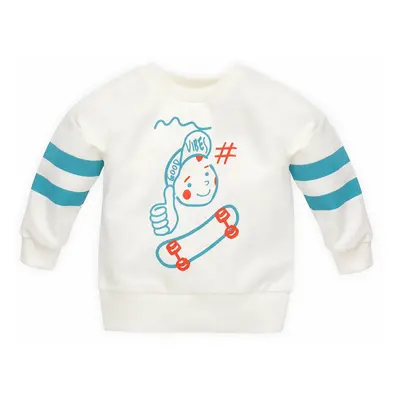 Pinokio Kids's Orange Flip Sweatshirt