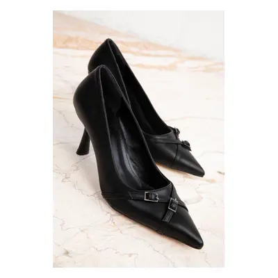 Soho Black Women's Classic High Heel Shoes