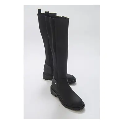 LuviShoes Dean Women's Black Boots