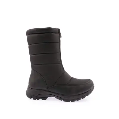 DGN Women's Shearling Boots With A Zipper In The Front.