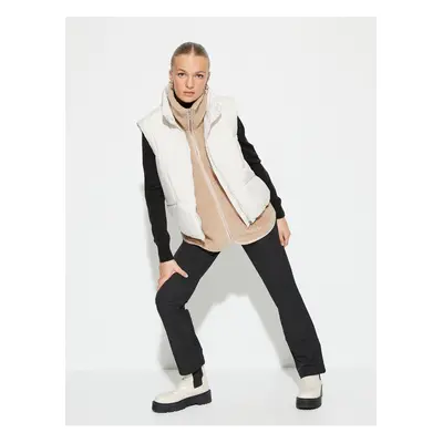 Koton Puffer Vest High Collar Zippered Pocket