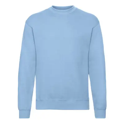 Men's Blue Sweatshirt Set-in Sweat Fruit of the Loom