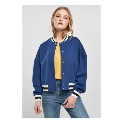 Dámská oversized College Sweat Jacket spaceblue