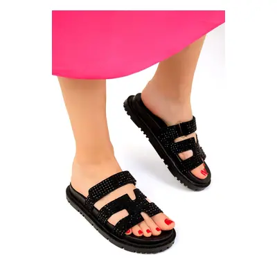 Soho Black-Black Women's Slippers