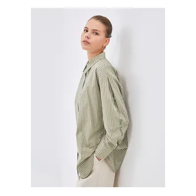 LC Waikiki Lcwk Striped Poplin Women's Shirt