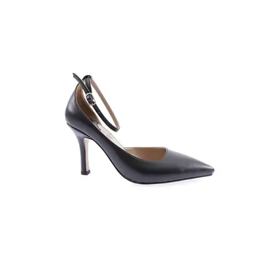 DGN 2015-23y Women's Ankle Strap Thin Heeled Shoes Black