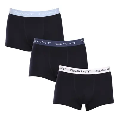 3PACK pánské boxerky Gant modré