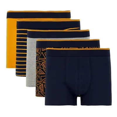 DEFACTO Flexible Fabric Standard Pattern Pack Boxer U7320AZNS