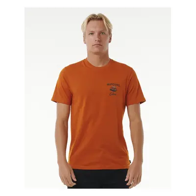 Tričko Rip Curl SEARCH TRIP TEE Orange Amber