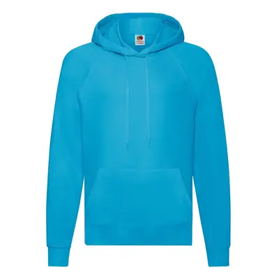 Blue Men's Hooded Hoodie Sweat Fruit of the Loom