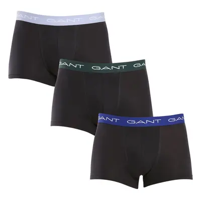 3PACK pánské boxerky Gant černé