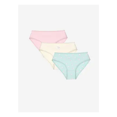 LC Waikiki LCW Printed Girl's Panties 3-Piece