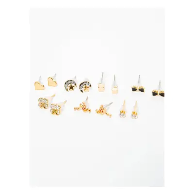 Gold earrings Yups dbi0442. R06