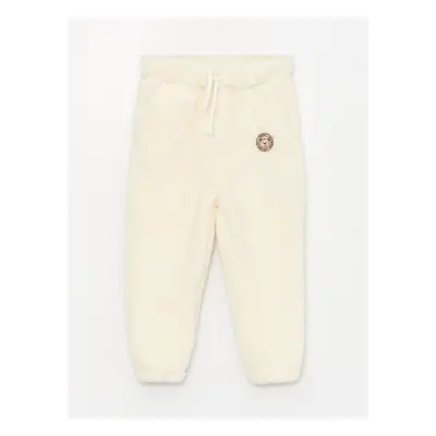 LC Waikiki Baby Boy Jogger Tracksuit Bottoms with an Elastic Printed Waist.