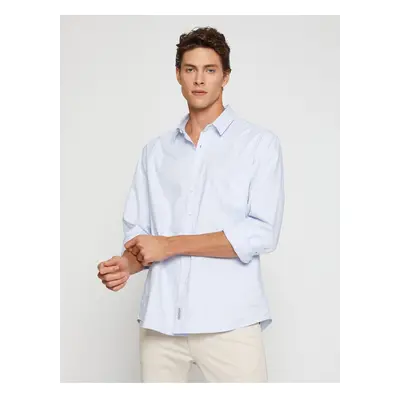 Koton Basic Shirt Classic Collar Pocket Detailed Non Iron