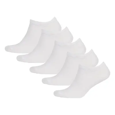 DEFACTO Men's 5-Piece Cotton Booties Socks