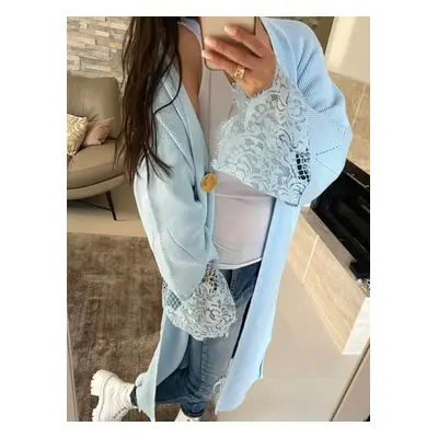 Blue cardigan By o la la cxp0720. R34