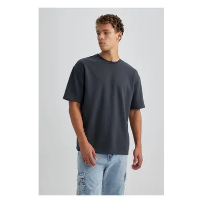 DEFACTO Oversize Fit Crew Neck T-Shirt