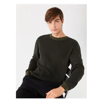 LC Waikiki Crew Neck Long Sleeve Men's Knitwear Sweater