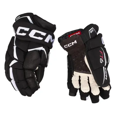 Hokejové rukavice CCM JetSpeed FT6 Black/White palců